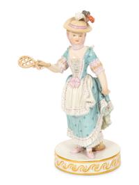 A Group of Five Meissen Porcelain Child Figures