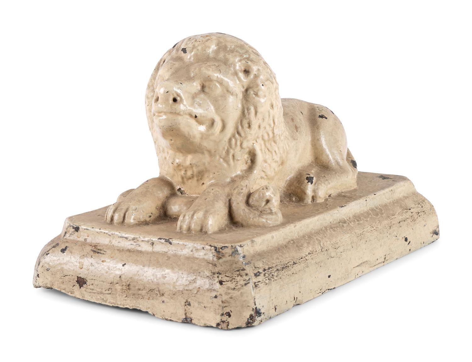 A Mogadore Ohio Pottery Lion