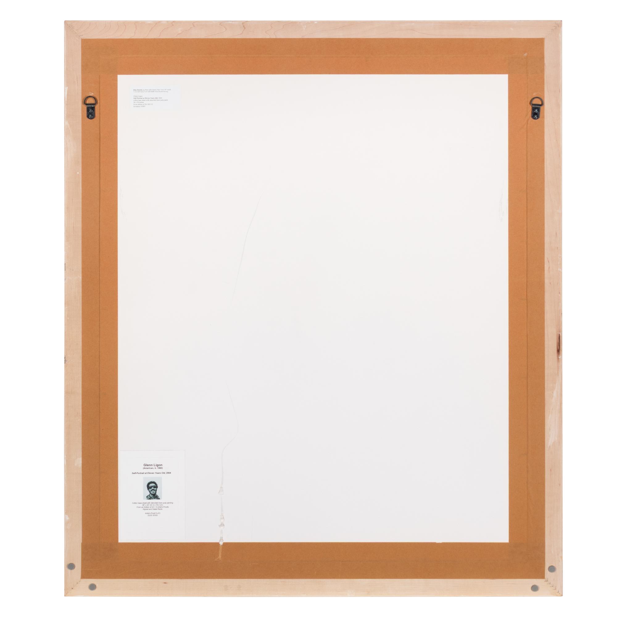 Glenn Ligon (American, b. 1960) — Self-Portrait at Eleven Years Old, 2004