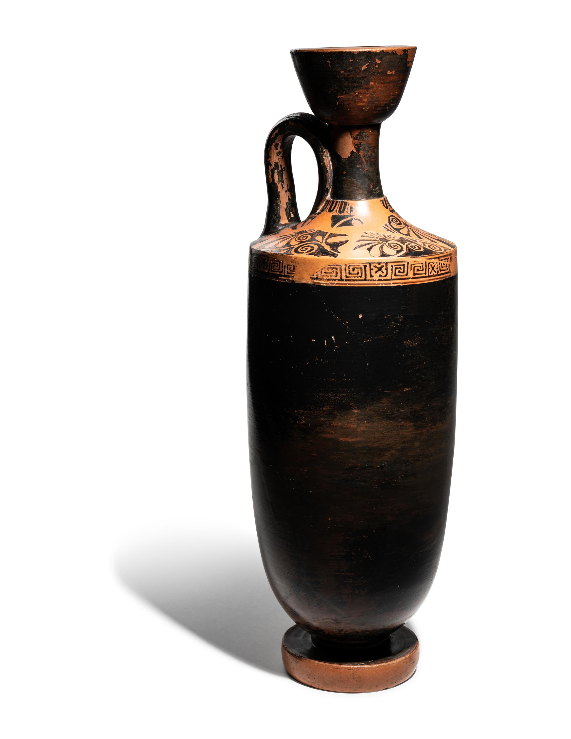 Two Attic Red-Figured Lekythoi