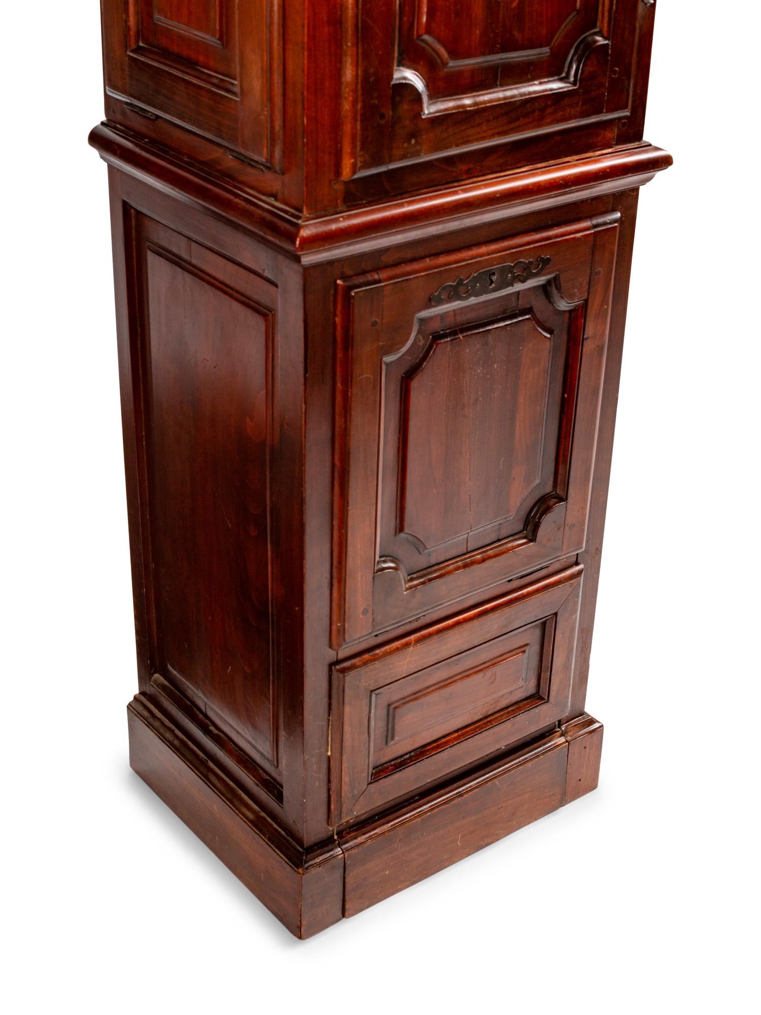 A French Provincial Walnut Longcase Clock — THE DIAL SIGNED F. DE GAINTILAN, PARIS