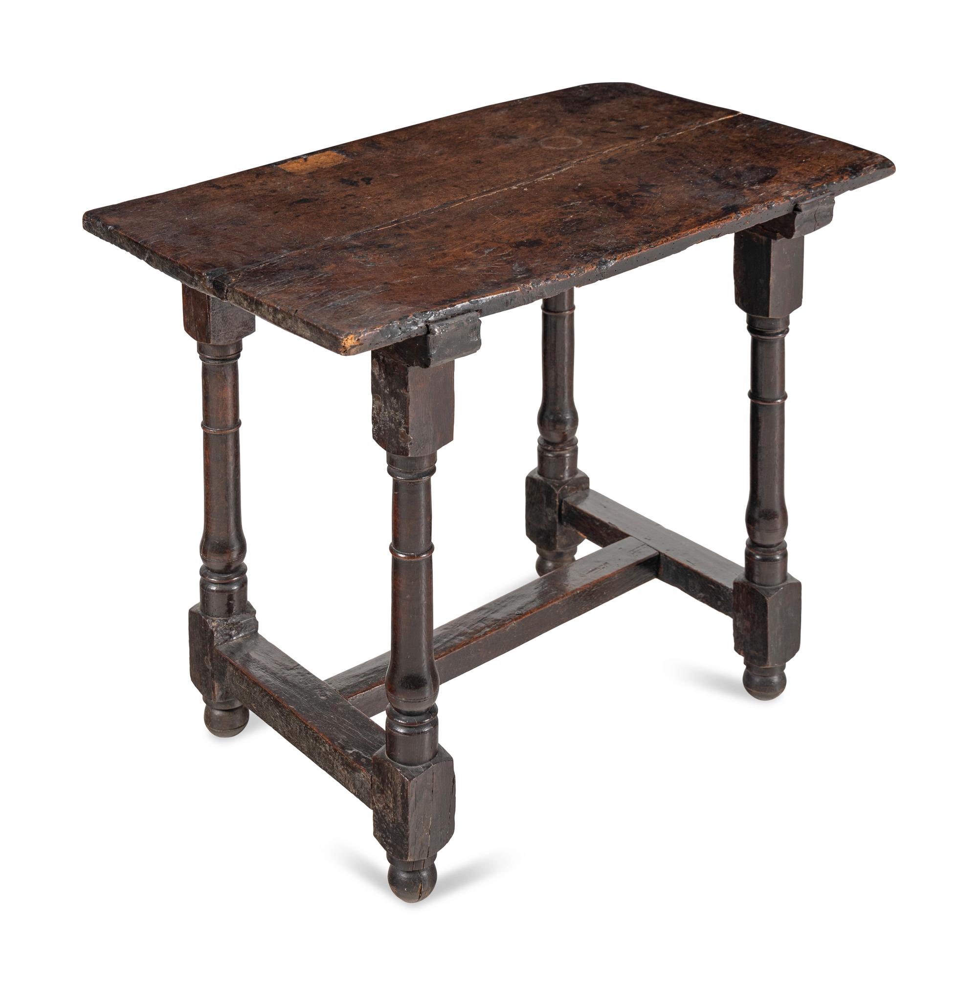 A Continental Oak Side Table