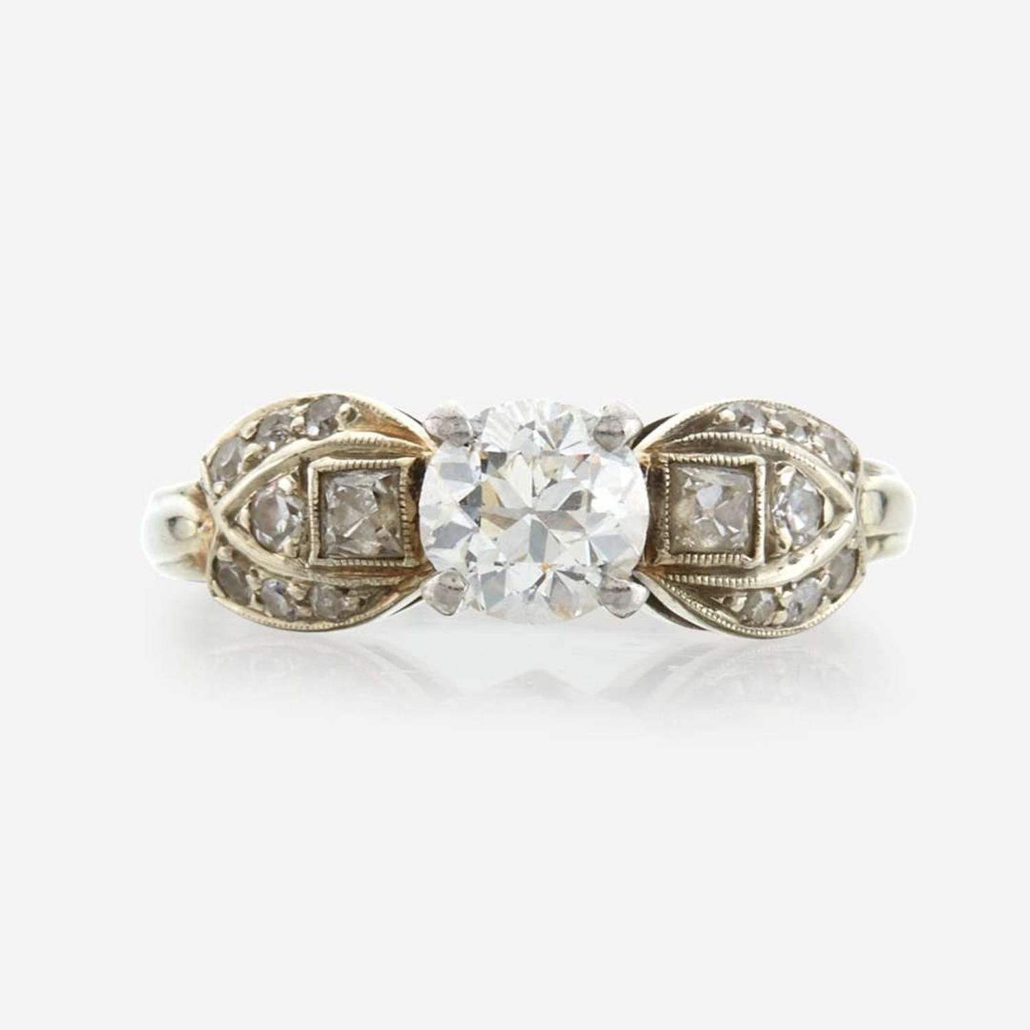 A diamond solitaire