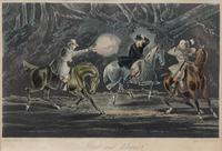 Four English Framed Color Engravings