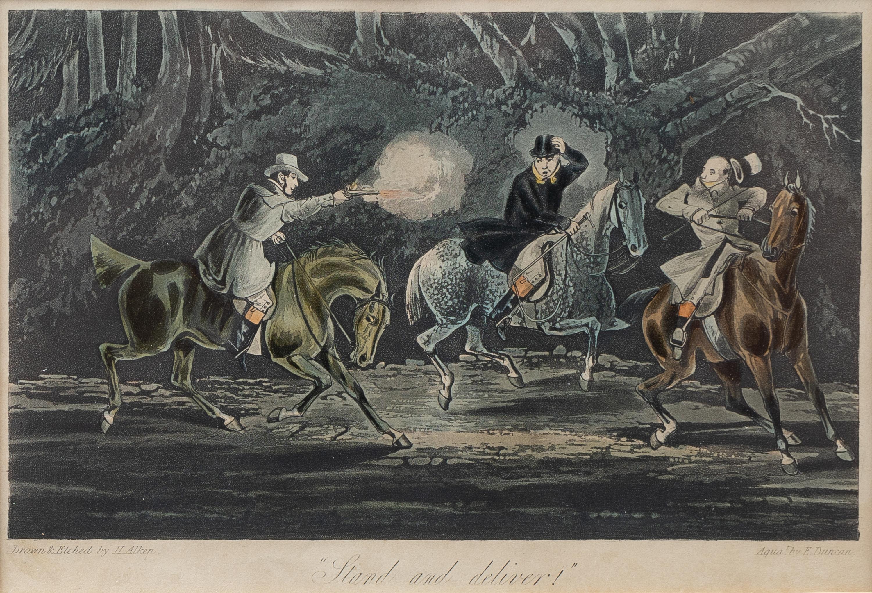 Four English Framed Color Engravings