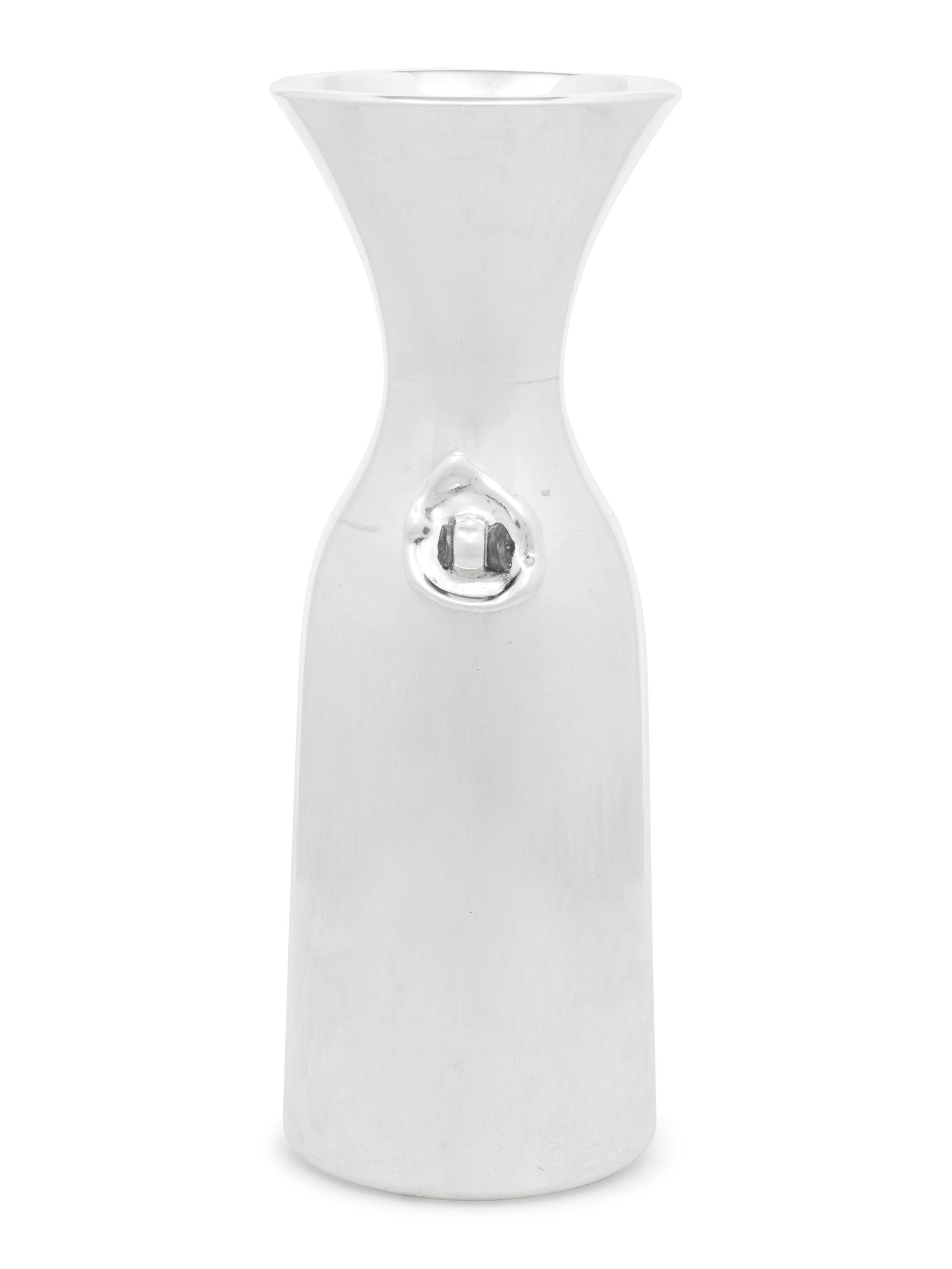An Italian Silver Carafe Retailed by Bulgari