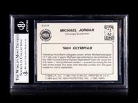 A 1986 Star Michael Jordan Set Break Basketball Card No. 3 1984 Olympian BGS 7.5 Near Mint +