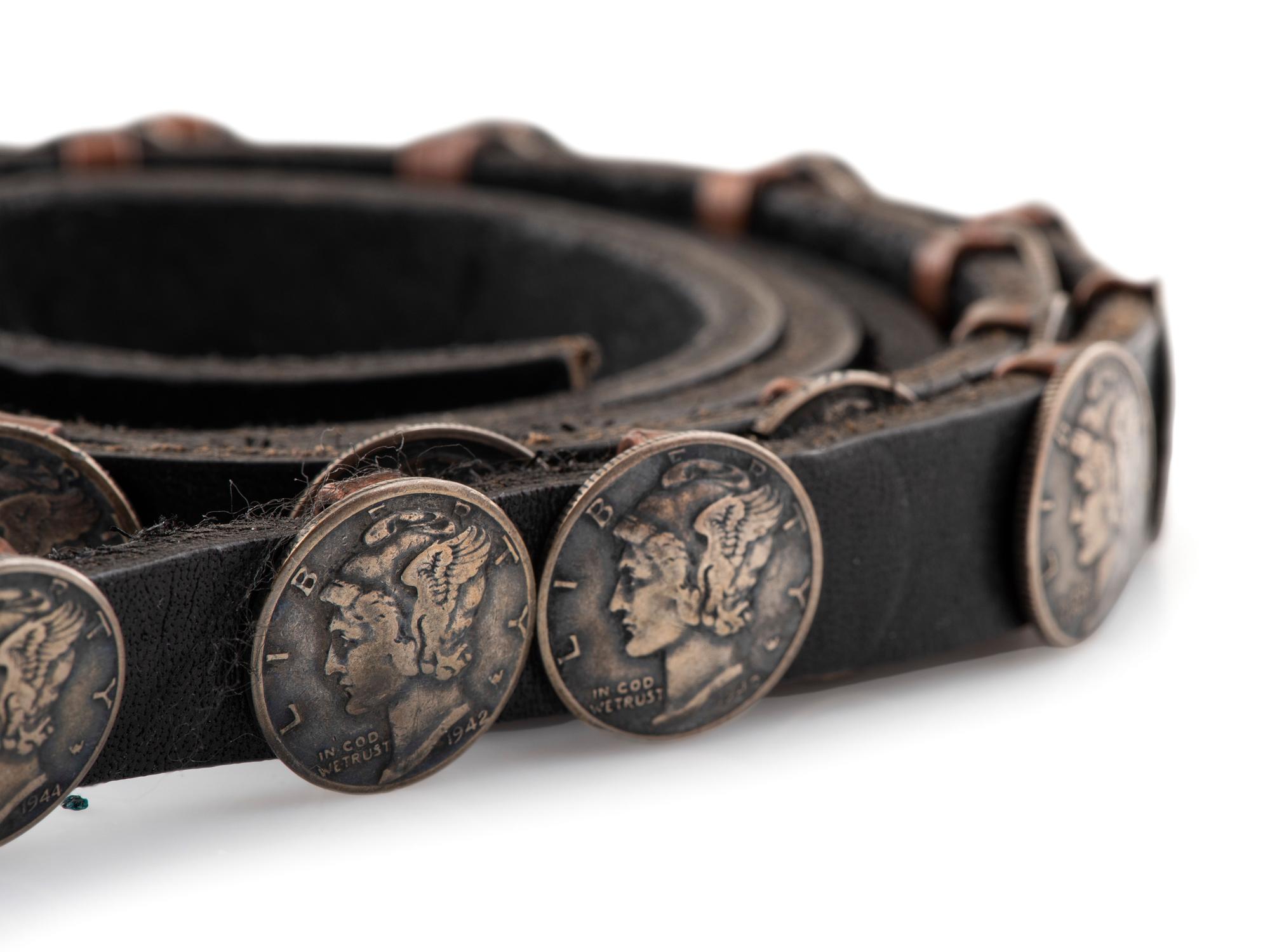 Navajo and Southwestern-style Silver Concha Belts