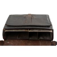 Civil War Pattern 1861 Infantry Cartridge Box with Sling and Plates