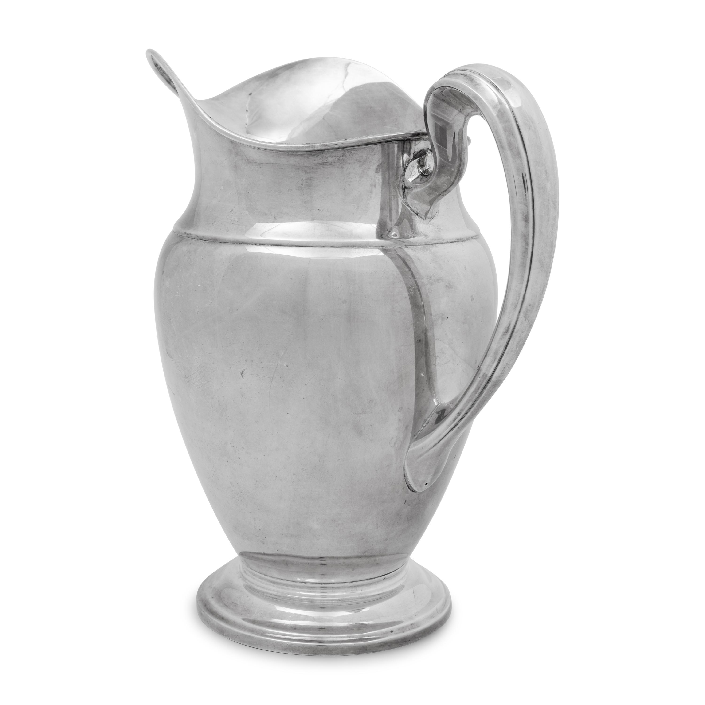An American Silver Water Pitcher