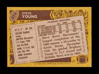 A Group of Five 1986 Topps Steve Young Rookie Football Cards No. 374