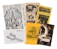 [FANZINES AND PERIODICALS]. A large group of amateur fanzines and science fiction and horror paperback and magazines. Roughly 1940s-1990s.
