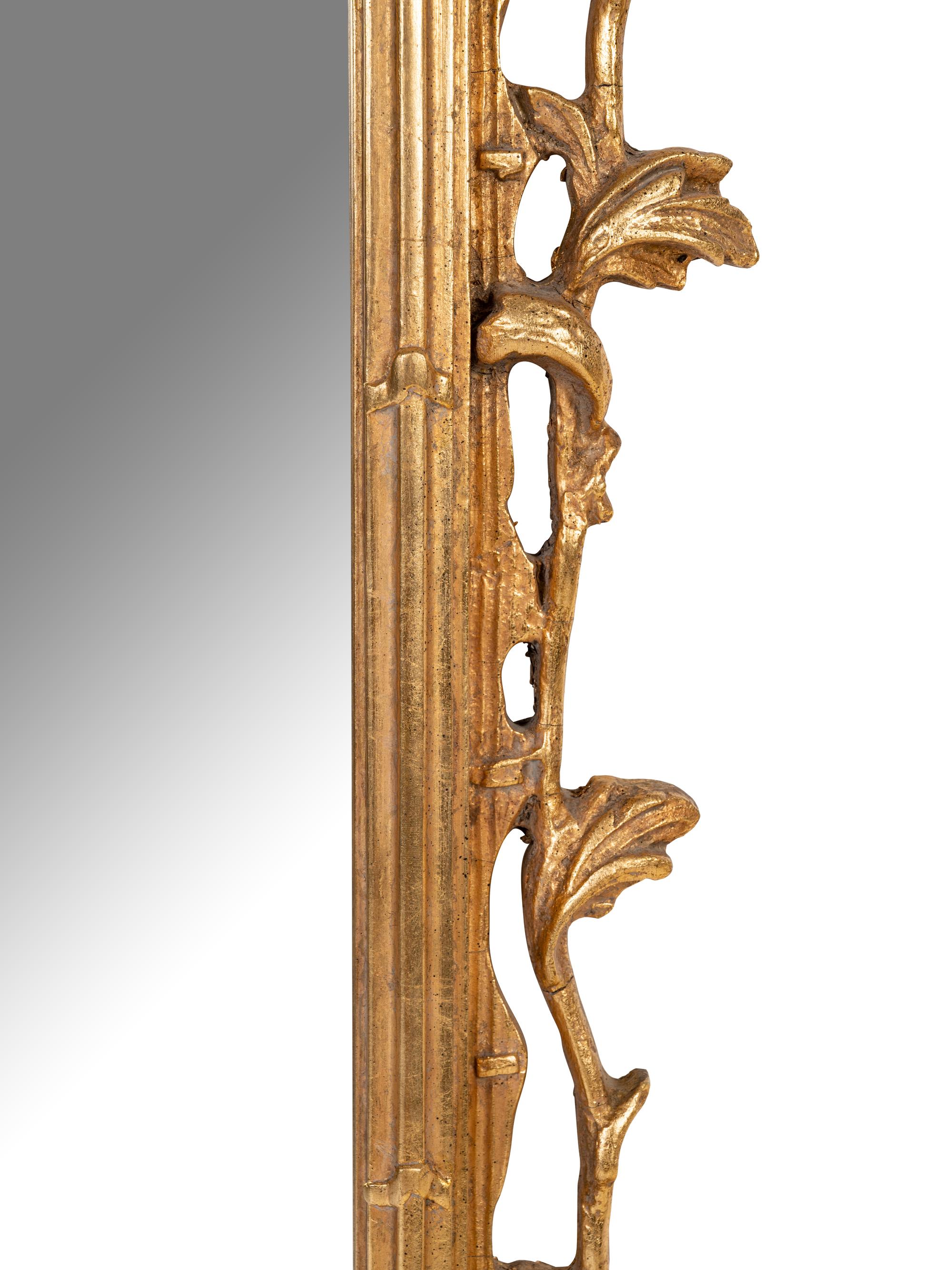 A Pair of George II Style Giltwood Mirrors