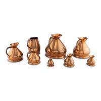 A Group of Eight Copper Wine Measures