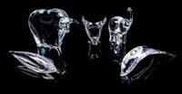 A Group of Glass Animal Figures