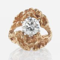 A Round Diamond Ring 2.95 Carat Round Brilliant Diamond, GIA Certified