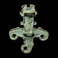 A Scythian Bronze Horse Frontlet Plaque