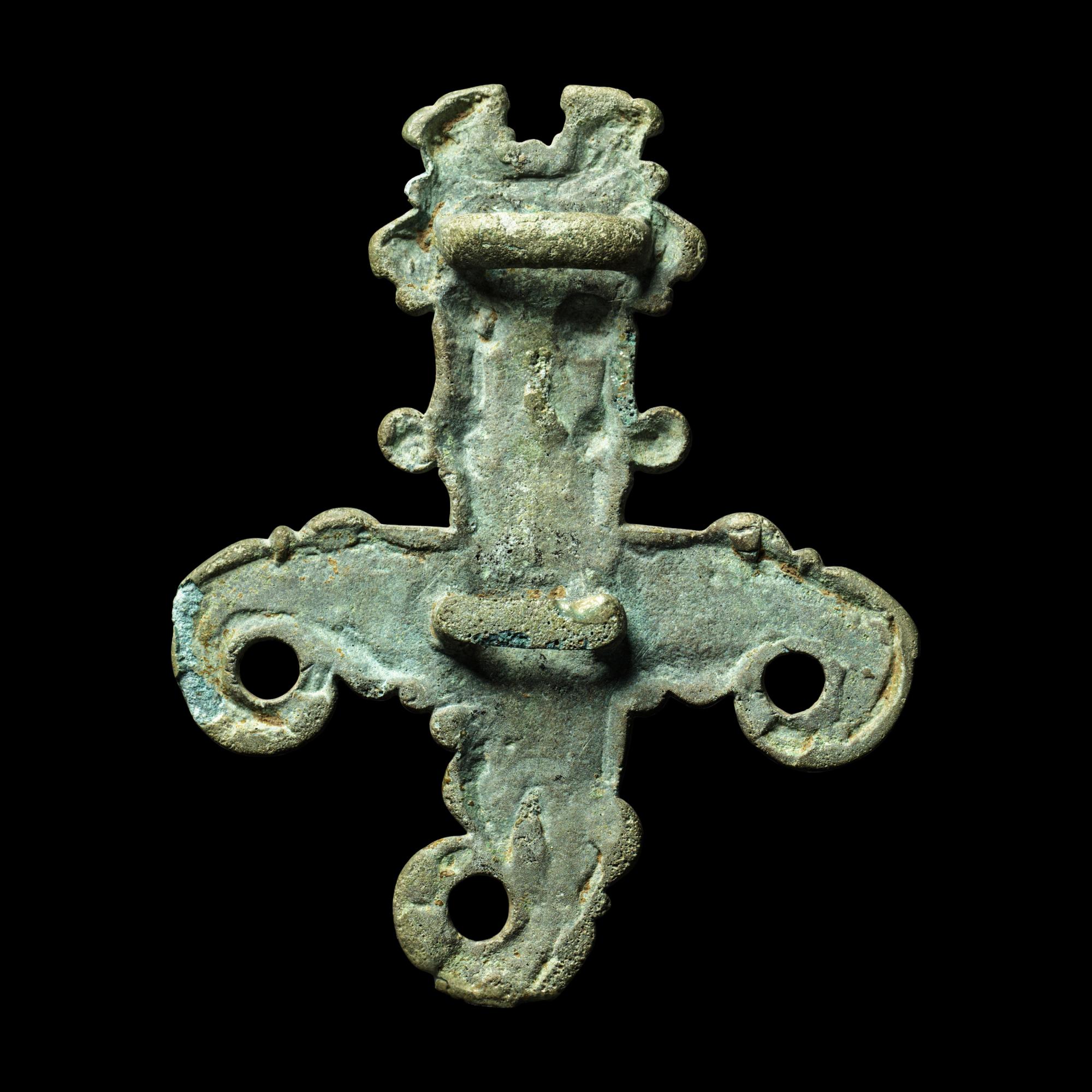A Scythian Bronze Horse Frontlet Plaque