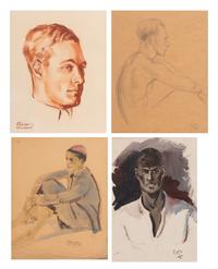 A Group of Four Portraits