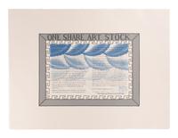One Share Art Stock , 1989