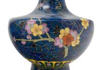 A Pair of Chinese Export Cloisonné Enamel Vases