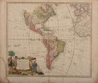 HOMANN HEIRS. Americae Mappa Generalis Secundum Legitimas Projectionis Stereographicae Regulas Relationesque Recentissimas et Observationes . Nuremberg, 1746 .