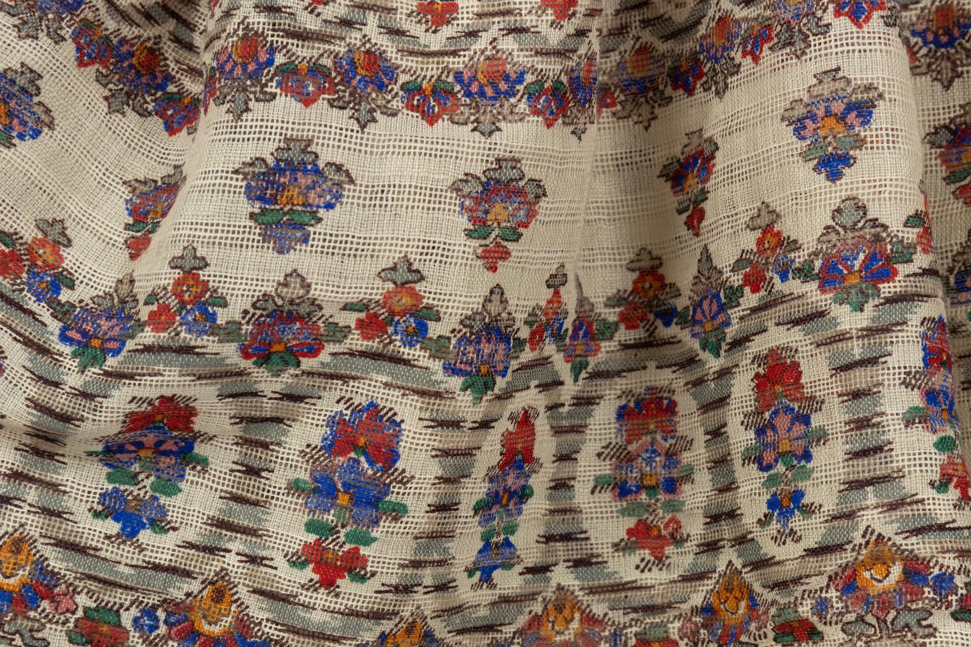 Printed Day Dress, 1860s
