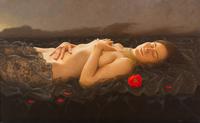 Dan Griggs, (American, 20th/21st century), Dreamscape with Red Poppy, 2005