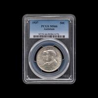 A 1937 Antietam Commemorative 50c Coin [PCGS MS66]