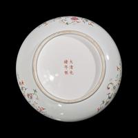 A Chinese Yellow Ground "Dragons" Dish, Guangxu Mark 光緒款 黃地龍紋盤