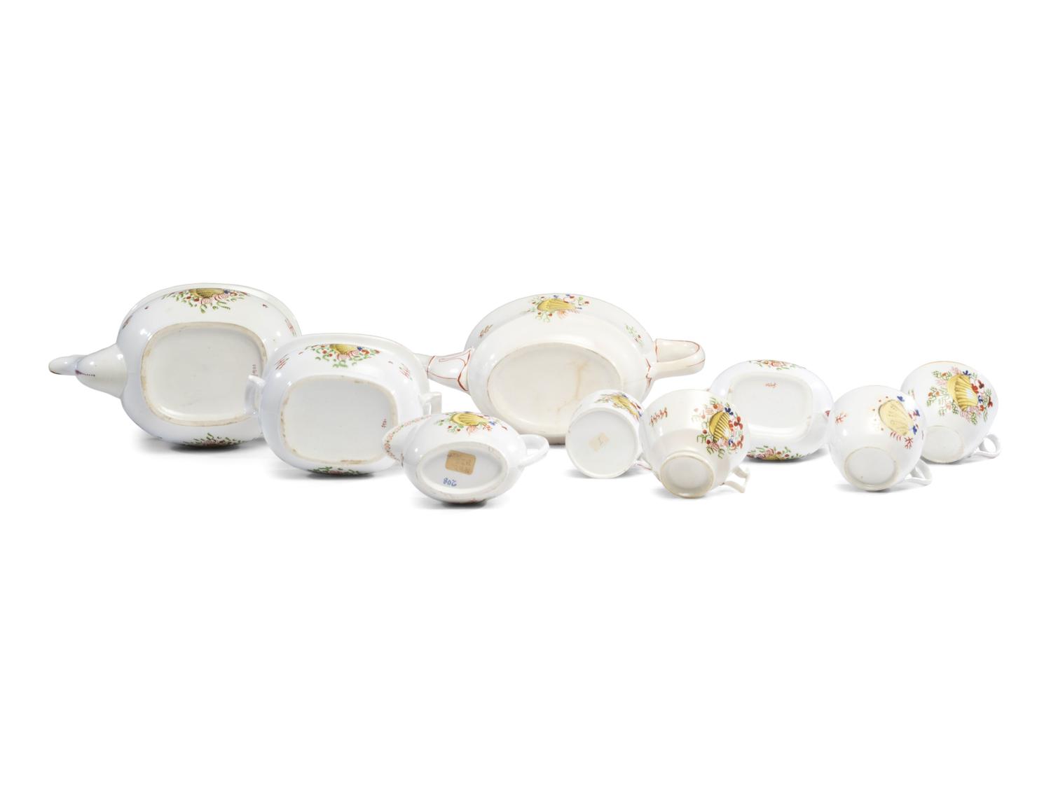 A New Hall Porcelain Tea Service