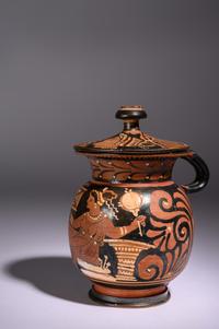 An Apulian Red-Figured Lidded Oinochoe
