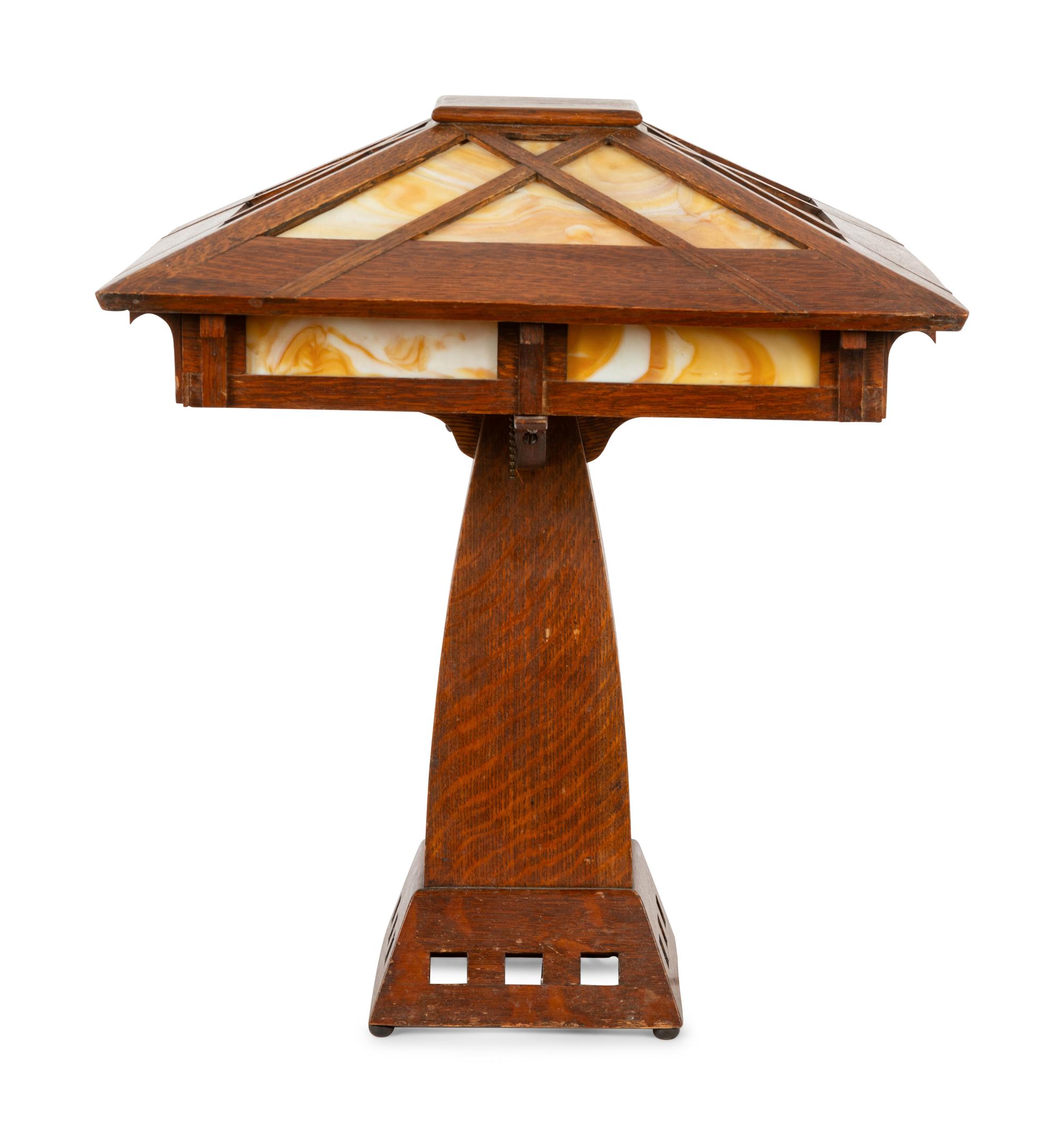 An American Arts and Crafts Table Lamp
