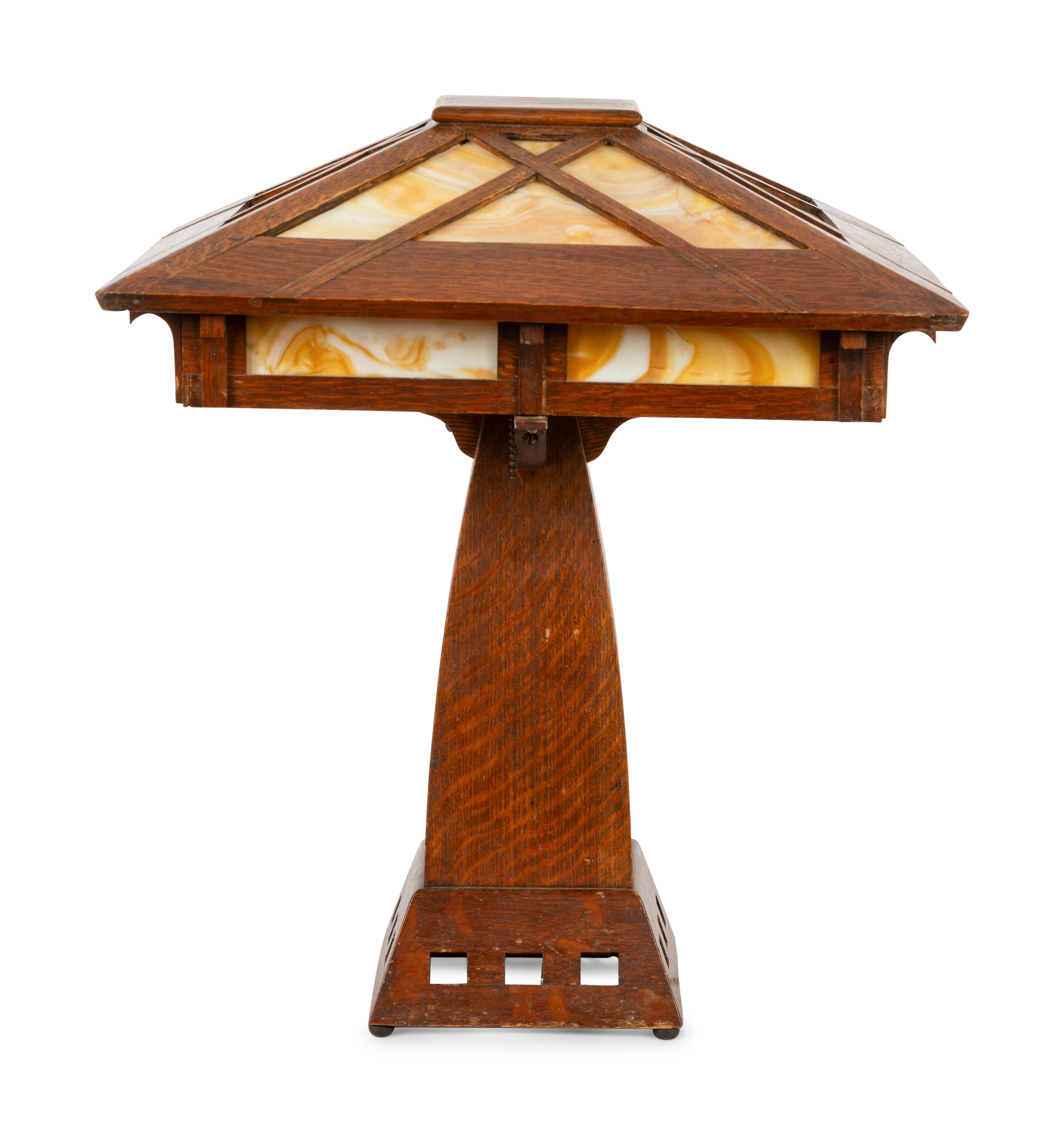 An American Arts and Crafts Table Lamp