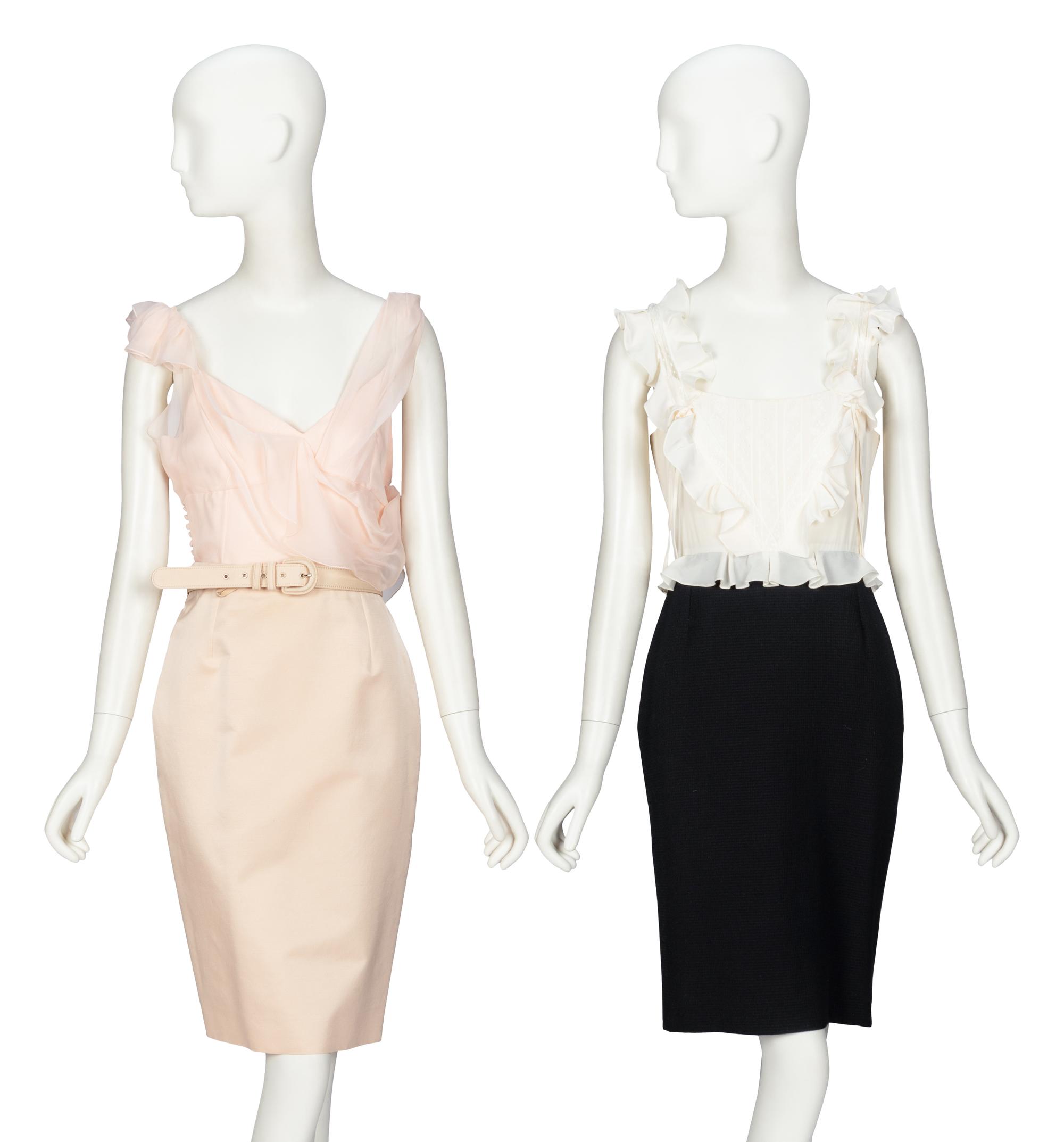 Christian Dior by John Galliano , Two Sleeveless Dresses