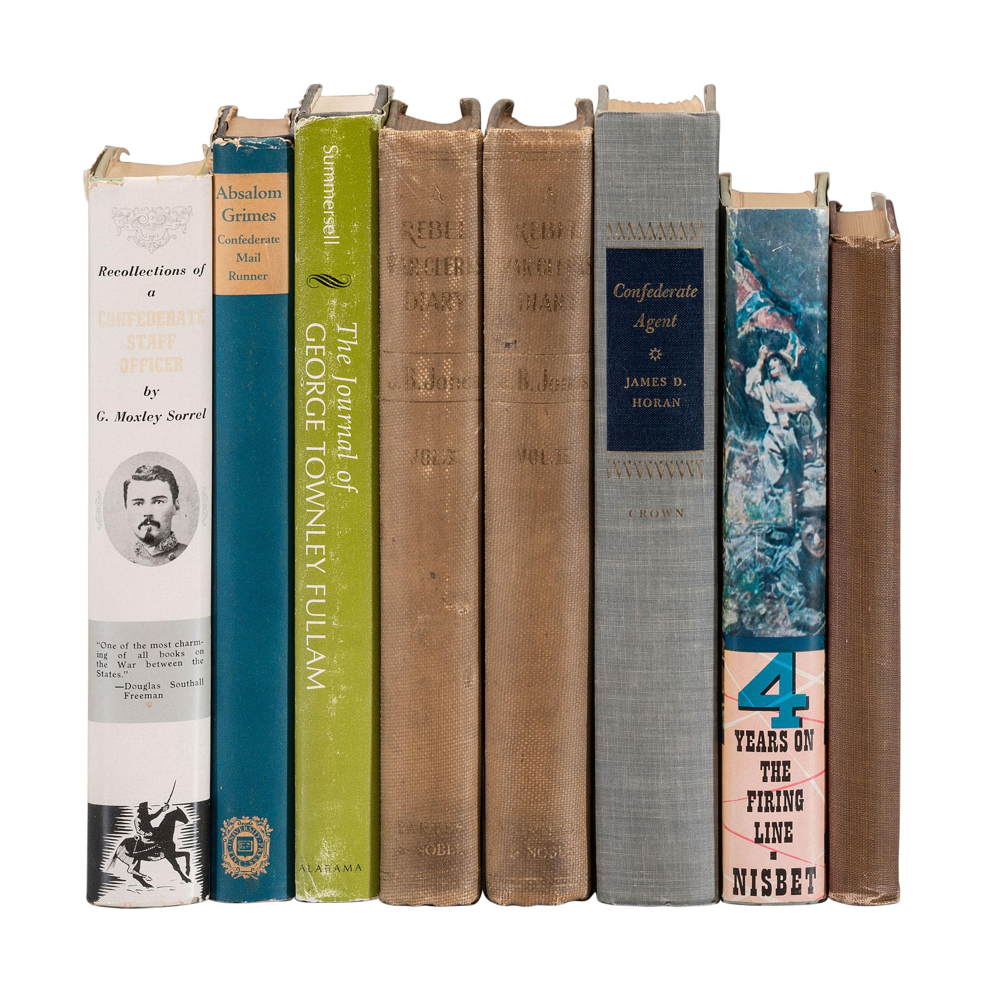 [CIVIL WAR]. Confederate officers and military personnel. 16 volumes.