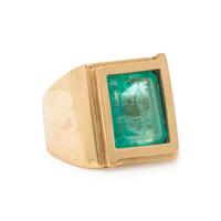 Emerald and Yellow Gold Ring
