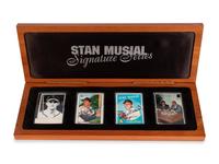 A Stan Musial Signature Series Set of Signed Autograph Baseball Cards,
