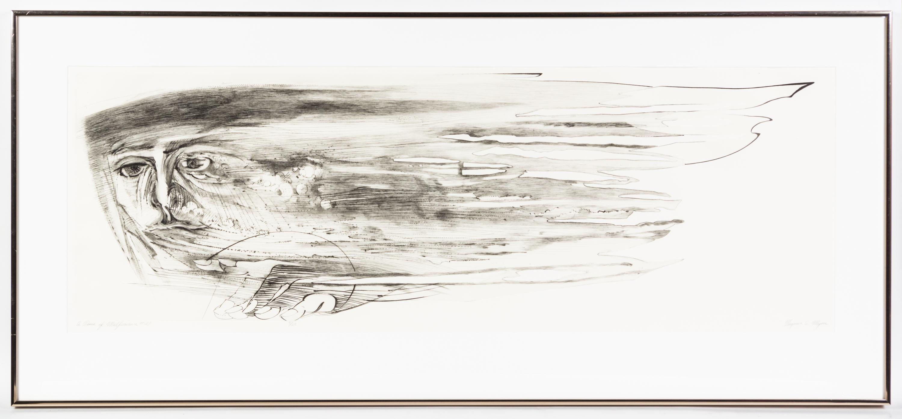 Virginia A. Meyers, (American, b. 1927), Time of Malfeasance, c. 1970 (portfolio of 21)