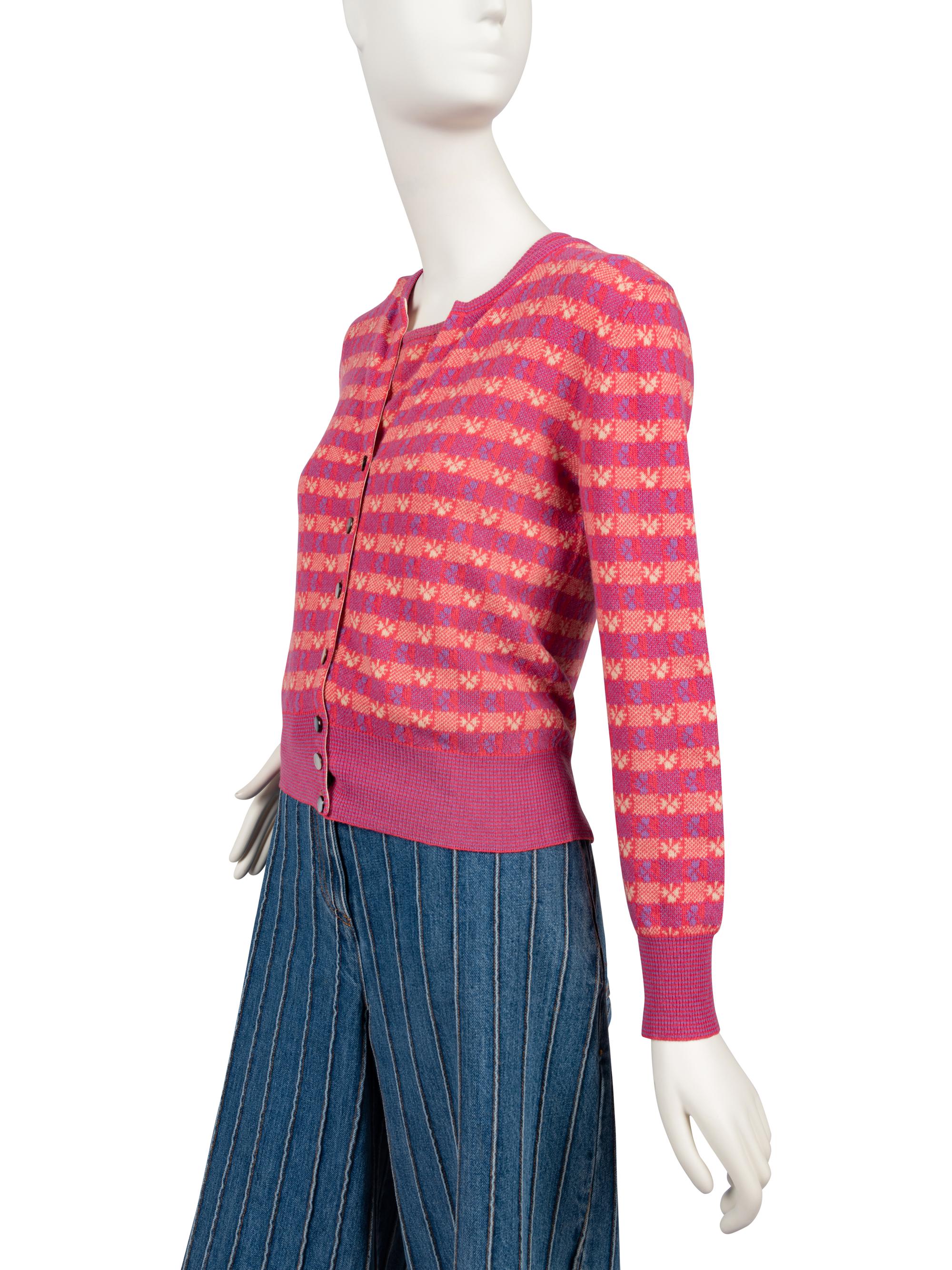 Chanel Ensemble: Cashmere Sweater, Cardigan and Jeans, 2000-10s