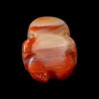 A Costa Rican Carnelian Frog Pendant