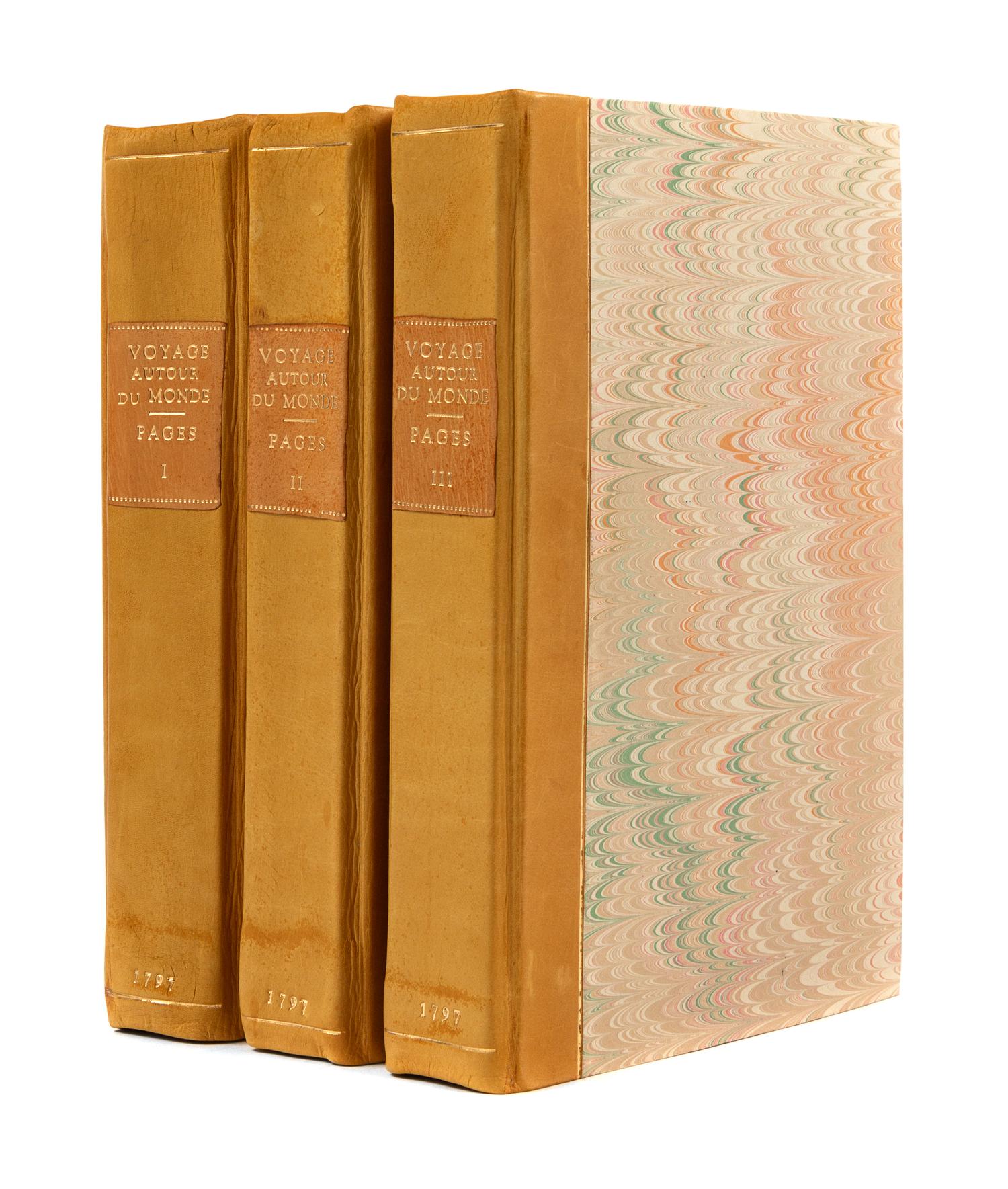 PAGÉS, Pierre Marie François, Vicomte de (1748-1793). Nouveau Voyage autour de monde, en Asie, en Amérique, en 1788, 1789 et 1790. Pari