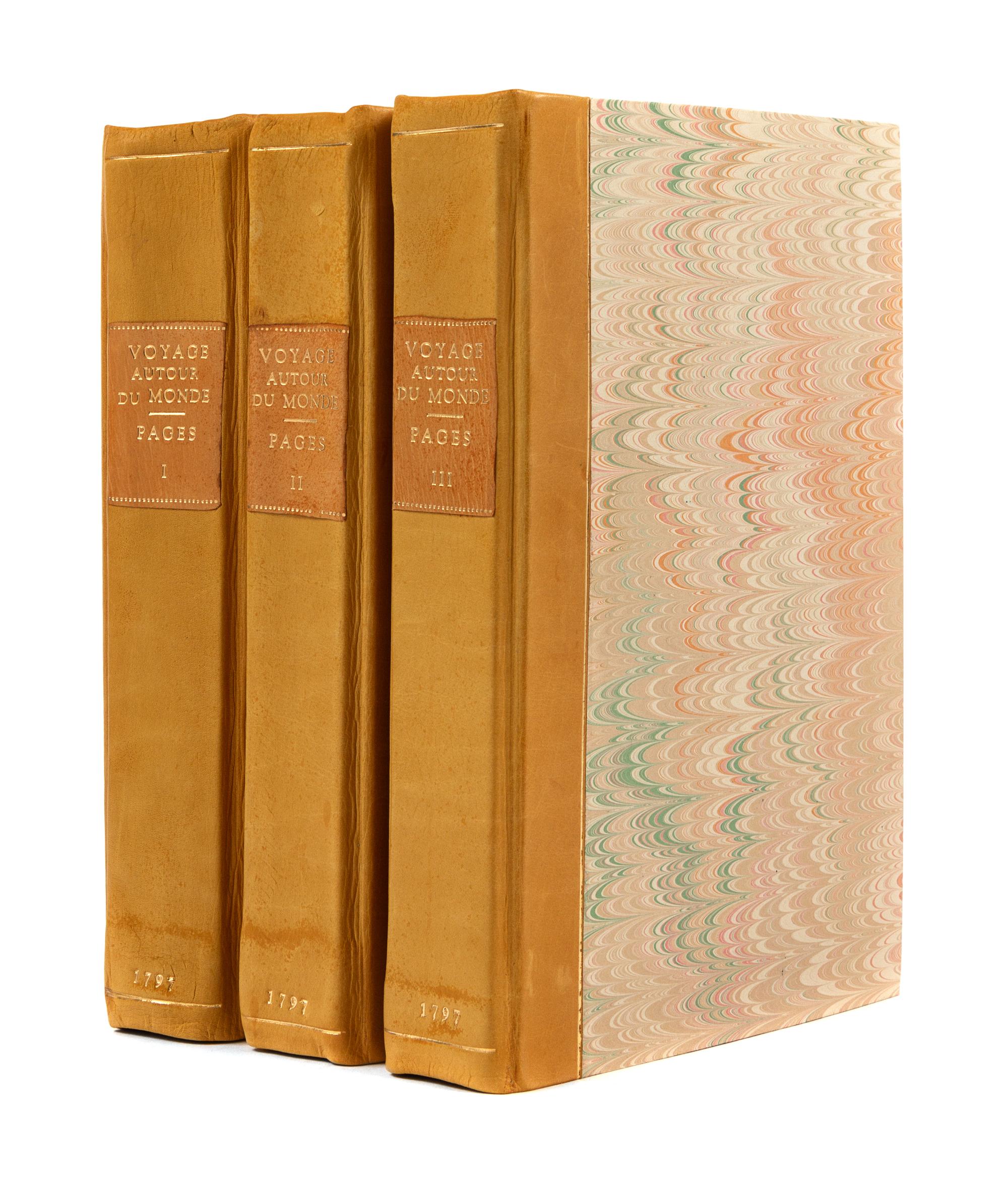 PAGÉS, Pierre Marie François, Vicomte de (1748-1793). Nouveau Voyage autour de monde, en Asie, en Amérique, en 1788, 1789 et 1790. Pari