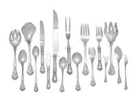 An American Silver Flatware Service
