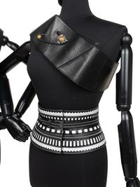 Five Designer Belts: One Ferré, One Mugler, Two Lagerfeld, and One Galanos, 1970-90s