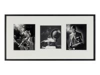 James Moody, NYC, 1951; "Prez" Lester Young, NYC, 1948; and Dexter Gordon, Royal Roost, NYC, 1948; (three works, mounted as a triptych)