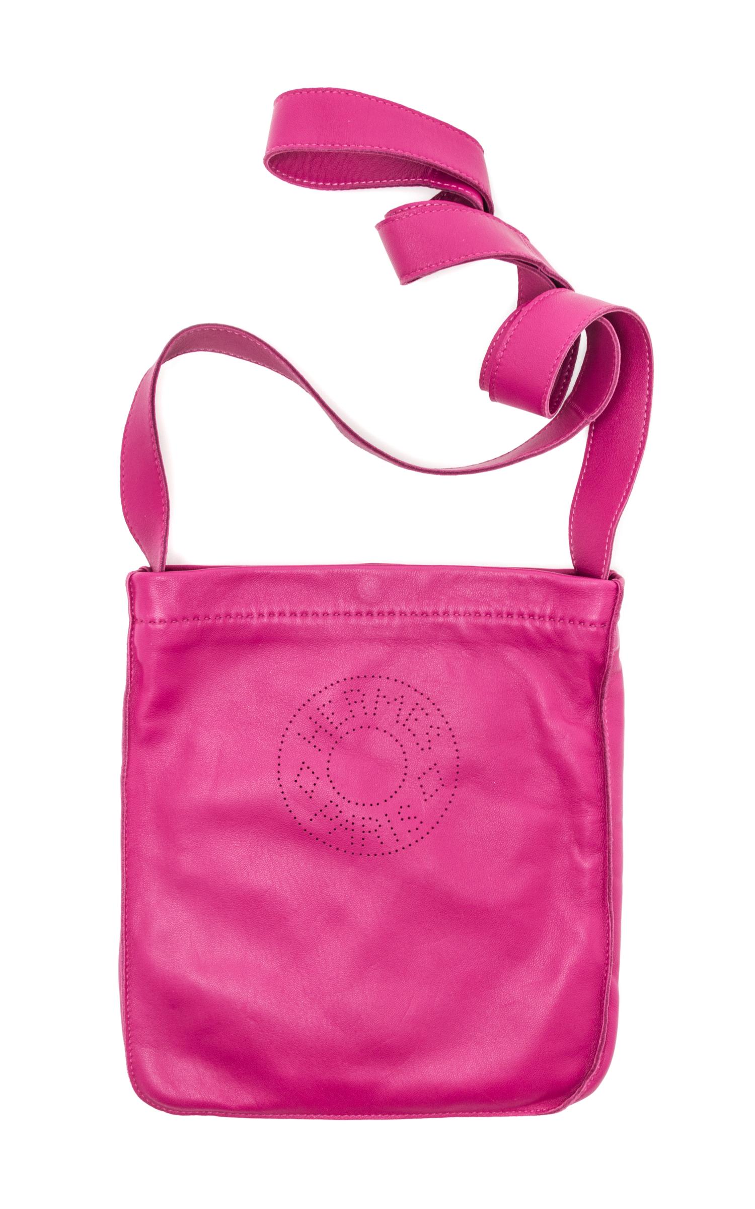 An Hermes Tosca Agneau Clou de Selle Pouch, 6" x 9" x 1".