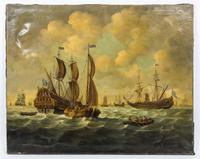 Artist Unknown, (19th/20th century), Naval Battle Scene