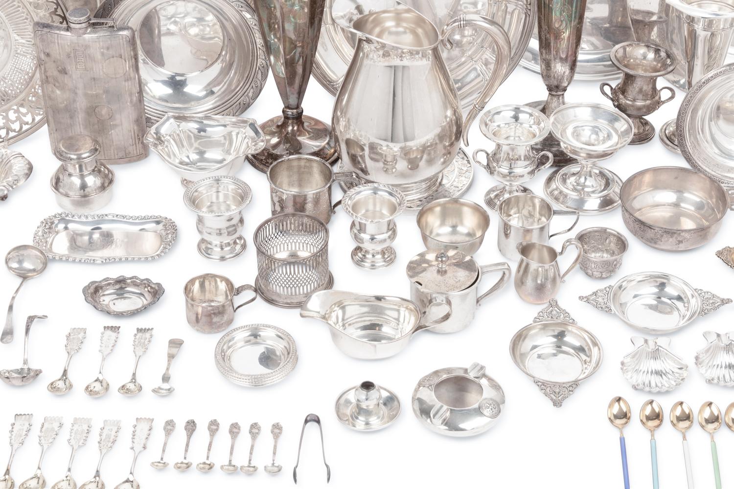 A Group of American Silver Table Articles