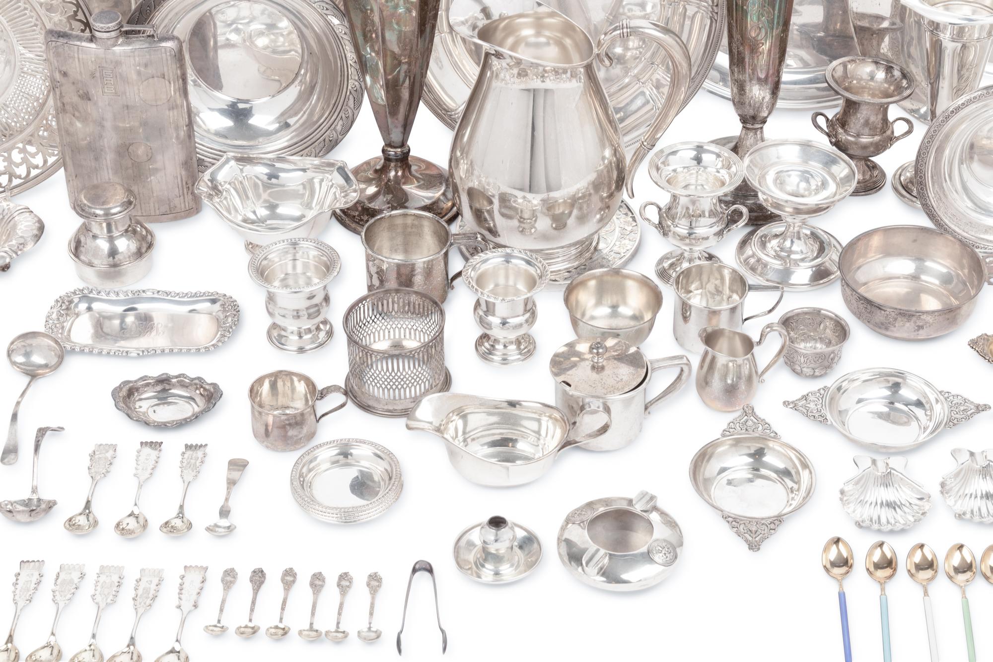 A Group of American Silver Table Articles